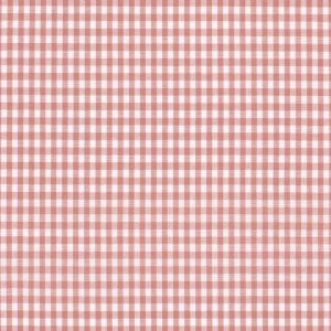 Poplin katoen stof, ruit, oudroze/wit. 0.5R014