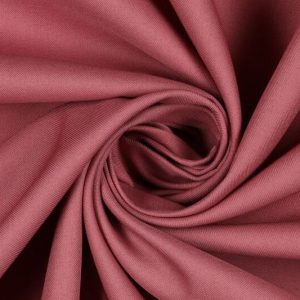 Poplin satijn stof, soepel vallend, donker oud roze. PS015