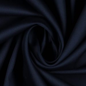 Poplin satijn stof, soepel vallend, donkerblauw. PS028
