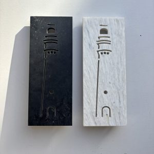 Vuurtoren Schiermonnikoog met ledlicht (200 gram recycled plastic)