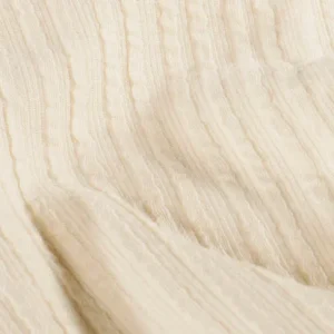 Rib jacquard jersey stof, rib motief, ecru. Y985