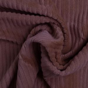 Rib stof stretch, donker oudroze. X1472