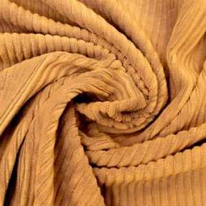 Rib stof stretch, naturel . A0898