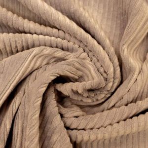 Rib stof stretch,naturel . Q383