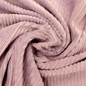 Rib stof stretch, licht oudroze. X1466