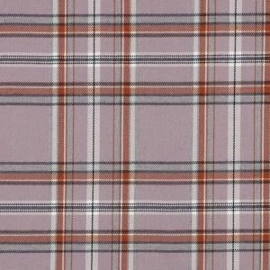 Ruit stof, tartan, grote ruit, lila/bruin/blauw. C970