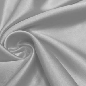 Stretch satijn stof wit. ST001