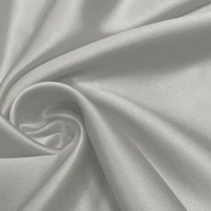 Stretch satijn stof off white, ST020
