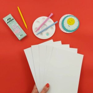 Stevige blanco kaarten A5 – 5 stuks