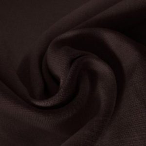 Stretch linnen stof, donkerbruin. SL100