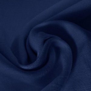 Stretch linnen stof, konings blauw. SL650