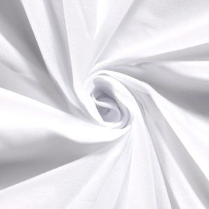 Suedine stof, wit. X104