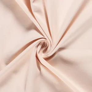 Tricot katoen stof ,zalm . TK012