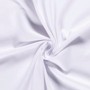 Tricot katoen stof wit, TK050