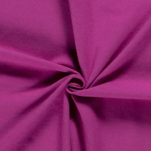 Katoenen tricot stof, fuchsia. TK117