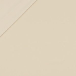 Travel jersey stof, 1mm rib, crème. A0518