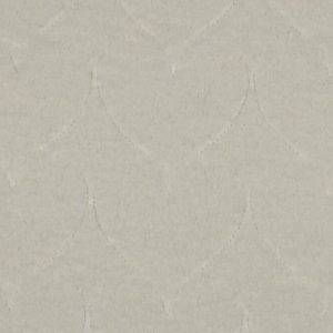 Teddy borg katoen stof, hartjes reliëf, offwhite. Y468