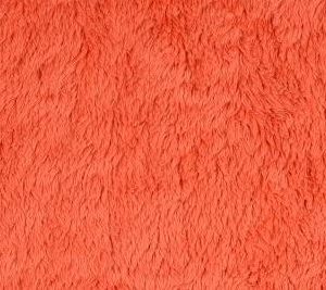 Teddy katoen stof, donker koraal rood. Z0501