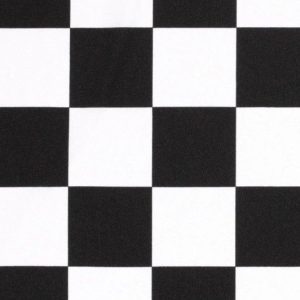 Texture stof, blok motief, zwart/wit. FNT04