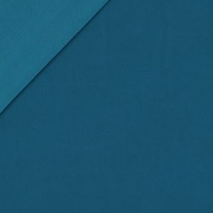 Travel jersey stof, 1mm rib, petrol. A0508