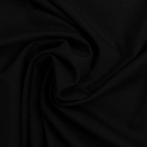 Travel punty stof, soepel vallend, zwart. TP999