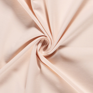 Tricot katoen stof, zalm. TK012