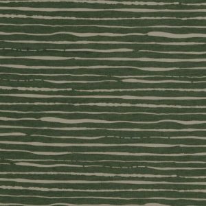 Tricot katoen stof, strepen, groen/grijs. A0322