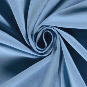 Tricot katoen stof, baby blauw. TKN002