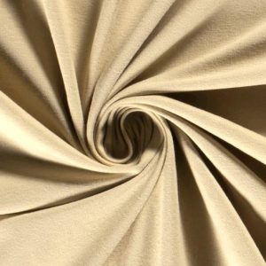 Tricot katoen stof, beige. TC052