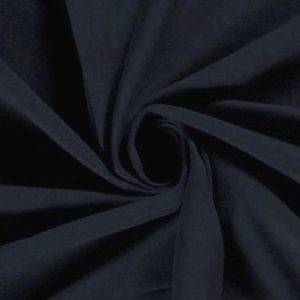 Tricot katoen stof, donkerblauw. TK408