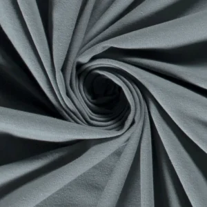 Tricot katoen stof, staalblauw. TK006