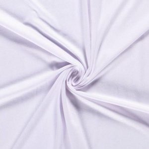 Tricot viscose stof wit, TV050