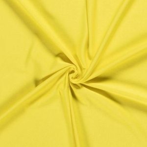 Tricot viscose stof, geel. TV133