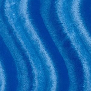 Velboa stof, kobalt blauw. VU005