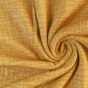 Vintage baby katoen, gemêleerd oker geel. Z0886