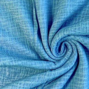 Vintage baby katoen, gemêleerd oud blauw. Z0887