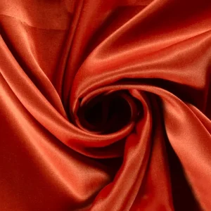 Viscose satijn stof, soepel vallend, roest. Y215