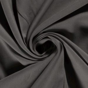 Viscose twill stof, soepel vallend, grijs. C488