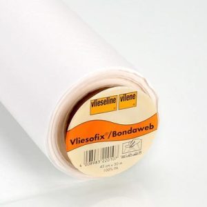 Vlieseline – vliesofix met papier.