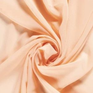Voile, chiffon stof zalm. VC136