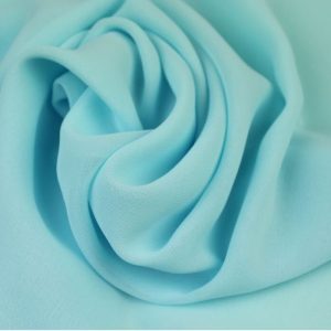 Voile chiffon stof, licht ijsblauw. VC006