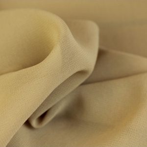 Voile chiffon stof, beige. VC044