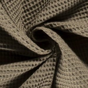 Wafeldoek stof, olijfgroen. WA026