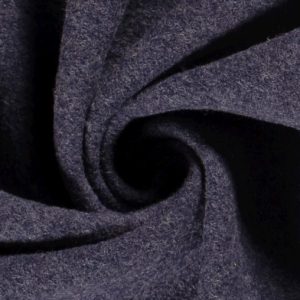 Wol bouclé stof, paars. D0110