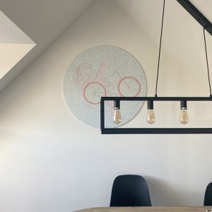 Life is a beautiful ride (6 kilo recycled plastic)