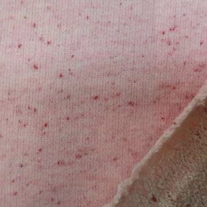 French Terry, roze/fuchsia gemeleerd. Z645