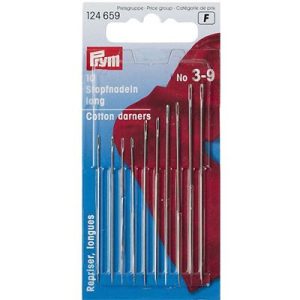 Prym Stopnaalden lang staal No. 3-9 ass.10 stuks, 124659