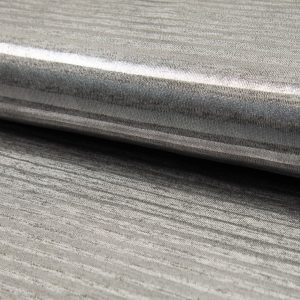 Jersey stof, streep, all season, fijngebreid, grijs zilver. Z058