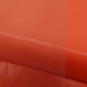 Lycra stof, 4 way stretch, glanzend, neon oranje. R960