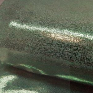 Lycra stof, 4 way stretch, mint groen/zilver. X3027